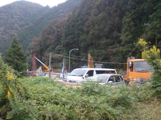 阿讃サーキット道中(工事の様子)